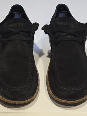 Birkenstock PasadenaBlack Suede Men’s Slip-On Loafers Sz 10